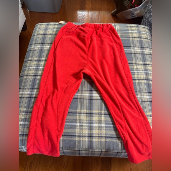Free People FP Movement Highline Fleece Harem Pants Red NWT - Picture 12 of 14